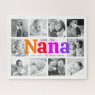 Liebe You Nana Farbenfrohe Regenbogen 10 FotoColla