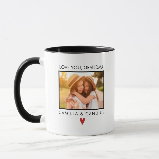 Liebe You Oma Foto Tasse (Links)