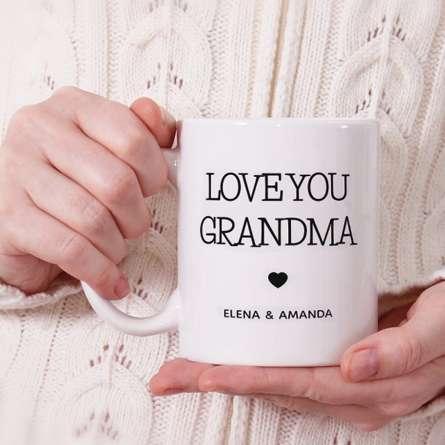 Liebe You Oma | Handgeschriebene Fotos Kaffeetasse (Von Creator hochgeladen)