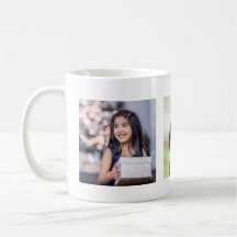 Liebe You Oma | Zwei Foto Script und Herz Tasse