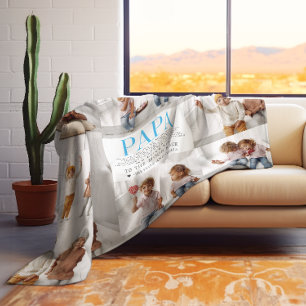 Liebe You Papa   Benutzerdefinierte Nachrichtendat Fleecedecke