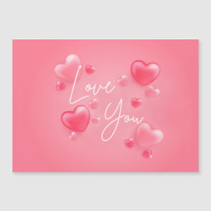 Liebe You Sweetheart Magnetkarte