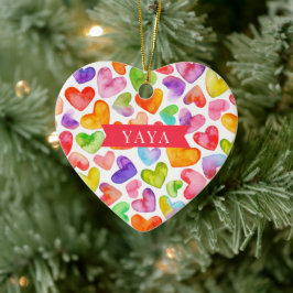 Liebe You Yaya | 2-seitige Keramik Ornament