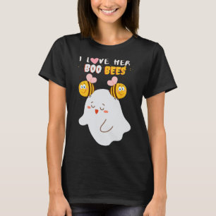 Liebe Your Boo Bees Funny Halloween Poppel B T-Shirt