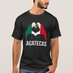 Liebe Zacatecas Mexiko Urlaub Mexiko Flagge T-Shirt