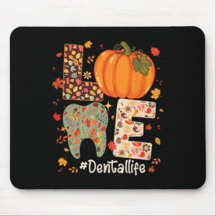 Liebe Zahnarzt Leben Kürbis Zahn Zahnarzt Herbst D Mousepad