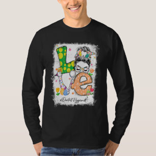 Liebe Zahnhygienin Bunny Messy Bun Eas T-Shirt