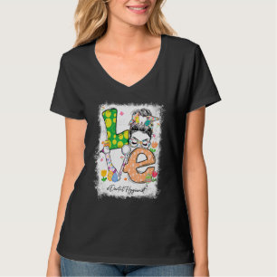 Liebe Zahnhygienin Bunny Messy Bun Eas T-Shirt