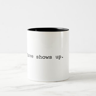 Liebe zeigt sich Tasse