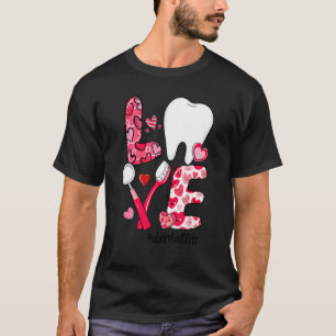 LIEBE Zelt Herz Dental Leben Sonniger Valentinstag T-Shirt