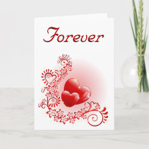 Liebe Zierherzen Feiertagskarte