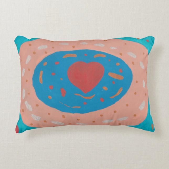 Liebe zirkeln Akzent Pillow Dekokissen (Vorderseite)