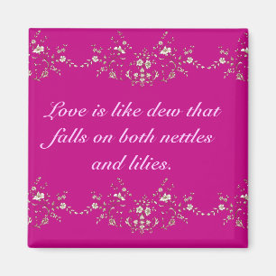 Liebe-Zitat-Magnet Magnet