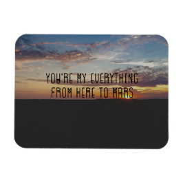 Liebe Zitat Magnet, Sonnenuntergang, Coheed und Ca Magnet