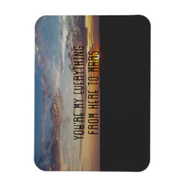 Liebe Zitat Magnet, Sonnenuntergang, Coheed und Ca Magnet
