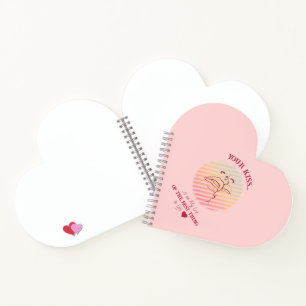 Liebe Zitat Romantisches Kiss Heart Shaped Noteboo Notizbuch