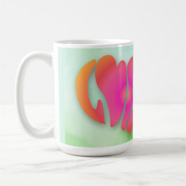 Liebe Zitat Valentinstag rosa Herztext Kaffeetasse