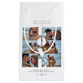 Liebe Zitat White Collage Begrüßung 6 Fotos Kleine Geschenktüte
