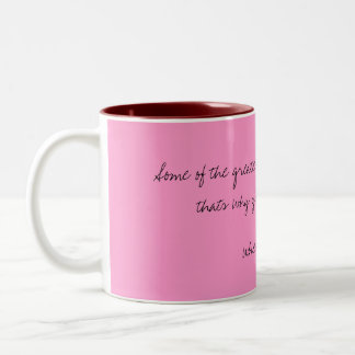 Liebe zitiert Kaffee-Tasse Zweifarbige Tasse