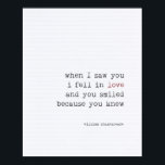Liebe zitiert Kunsttypografie Shakespeare Poster<br><div class="desc">Liebe zitiert Kunsttypografie Shakespeare</div>