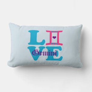 ♊ Liebe Zodiac Sign Fab Lumbar Lendenkissen
