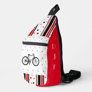 "Liebe zu Cycle" Druckknopfbeutel Crossbody Bag