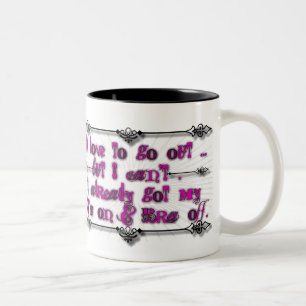 Liebe zu gehen aber… gesetzte an PJ u. entfernte Zweifarbige Tasse