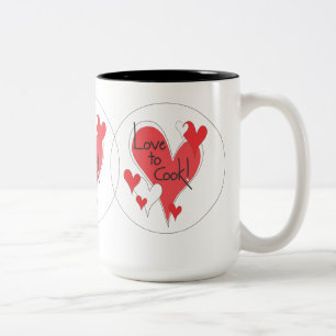 Liebe zu kochen! Tasse