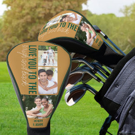 Liebe zu Rough and Back 3 Foto Green Gold Golf Headcover
