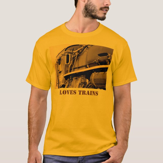 Liebe-Zug-T - Shirt (Vorderseite)