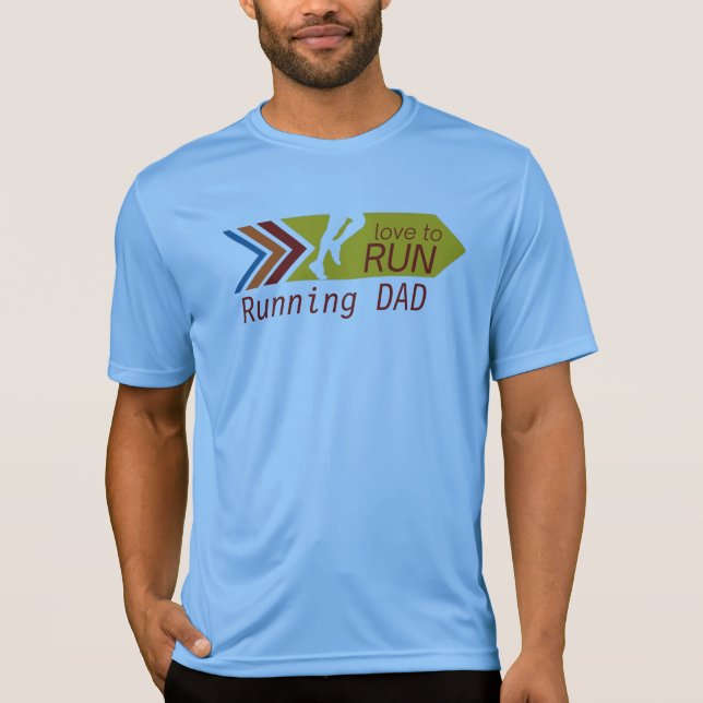 Liebe zum Ausführen eines laufenden Sportgeschenks T-Shirt (Vorderseite)