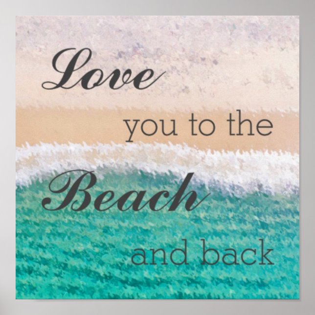 Liebe zum Beach & Back Poster (Vorne)