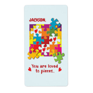 Liebe zum Geburtstag Junge Puzzle