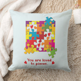 Liebe zum Geburtstag Junge Puzzle Kissen