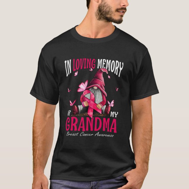 Liebe zum Gedächtnis meines Oma-Brustkrebs T-Shirt (Vorderseite)