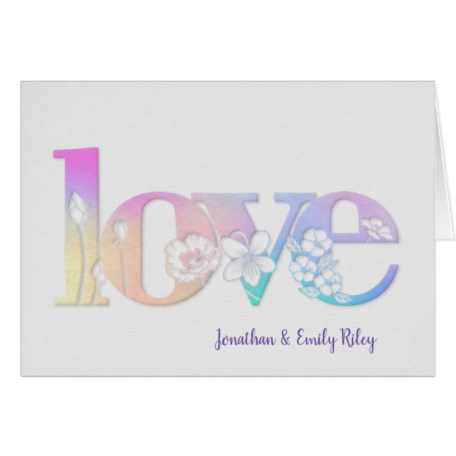 Liebe zum Hochzeitstag (Vorderseite (Horizontal))