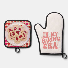 Liebe zum Kuchen Ofenhandschuh & Topflappen-Set