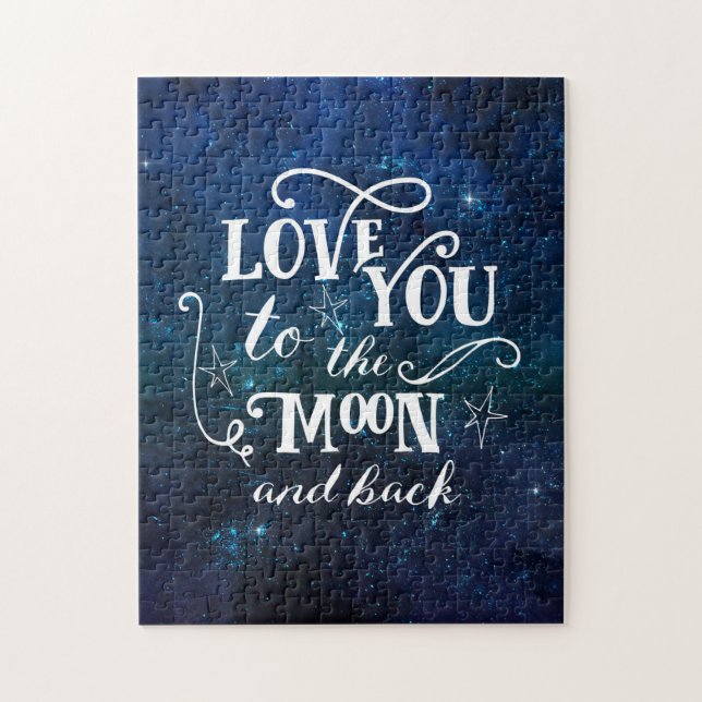 Liebe zum Mond und zum Nachthimmel (Vertikal)
