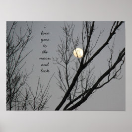 Liebe zum Mond und zurück, 16 x 12 Plakat