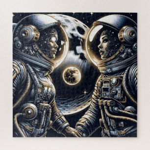 Liebe zum Mond und zurück   Astronauten