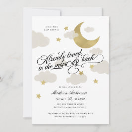 Liebe zum Mond und zurück Baby Duwer Gold Stars