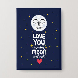 Liebe zum Mond und zurück Button