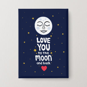 Liebe zum Mond und zurück Button
