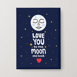 Liebe zum Mond und zurück Button