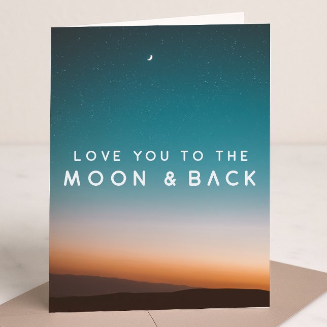 Liebe zum Mond und zurück| Moderne Raumsonde Karte (Von Creator hochgeladen)