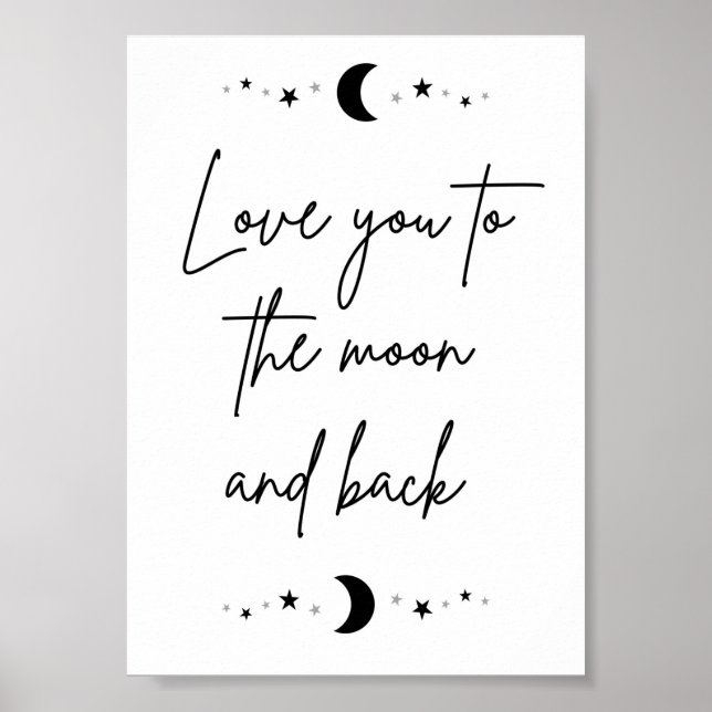 Liebe zum Mond und zurück Poster (Vorne)