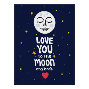 Liebe zum Mond und zurück Poster