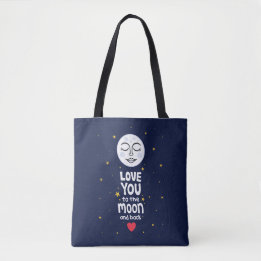 Liebe zum Mond und zurück Tasche