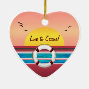 Liebe zum Sonnenuntergang - Ihr Foto Personalisier Keramik Ornament
