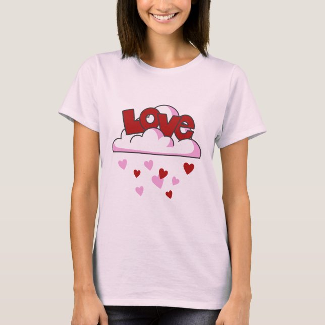 Liebe zum Valentinstag T-Shirt (Vorderseite)